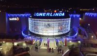 installazione luminarie natalizie presso Centro Commerciale Gherlinda - Ellera (PG)